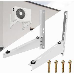 Outdoor Mini Split Wall Mounting Bracket for 9,000-18,000 BTU Air Conditioner, Heavy Duty AC Support Bracket for Outside, Holds Up to 330lbs