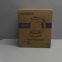 1500W Electric Kettle with Temperature Control - 6-Temp Presets for Tea/Coffee, Double Wall Cool-Touch, 4H Keep Warm, 1.7L Borosilicate Glass & BPA-Free, Fast Boil for Home/Office