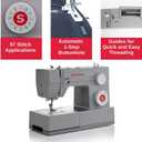 SINGER Heavy Duty 4423 (Grey) High Speed Sewing Machine + Accessories | 23 Built-In Stitches Deliver 97 Stitch Applications | 50% More Power, 1100 Stitches/Min | Metal Frame, 1-Step Buttonhole