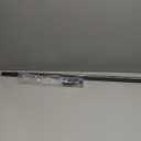 Ivilon Drapery Window Curtain Rod - End Cap Style Design 1" Pole. 48" to 86" Color Black