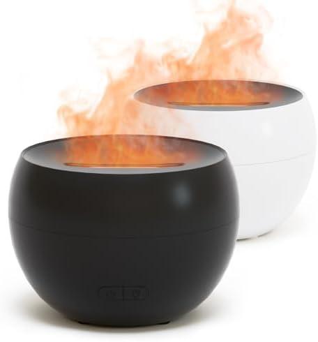 SALKING  Flame Essential Oil Diffusers for Home, 150ml Fire Ultrasonic Diffusers for Essential Oils, Aromatherapy Diffuser with Auto-Off Function for Home, Office, Bedroom, Gift
