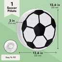 Soccer Ball Pinata for Sports Themed Birthday Party Decorations, Small (12.6 x 3.0 x 12.6 In)