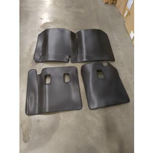 Leather Trunk Mat and Backrest Mat for 2016-2024 Honda Pilot, 17x17x75cm.