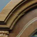 Bedford Clock Collection Honey Oak Chiming Pendulum Wall Clock