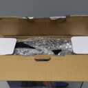 Boreeman Upgraded Folding Stool Lightweight Yet More Sturdy with Load Capacity 400lbs Portable Collapsible Stool for Camping Fishing Hiking BBQ (Black)