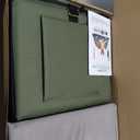 Large Heated Cat House for Outside 21x17x17 in with Time Temperature Intelligent Controller,Inner Insulation Layer and 100% Waterproof,Built in MET and UL Dual Certified Heater (New Green)