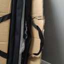 VEVOR Promotion Counter Table, Portable Tradeshow Podium Table, 30.91" x 14.96" x 71.46", Display Exhibition Counter Stand Booth Fair with Wall, Pop Up Podium with Storage Rack/Carrying Bag