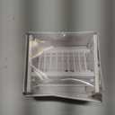 1:12 Scale Dollhouse Mini Crib: Wooden Baby Doll Crib for Dollhouse - Adorable Doll House Accessories and Furniture - Mini Baby Bed Cradle for Miniature Furniture 1 12 Scale 4.40 * 3.93 inches