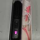 NUMOYA Go Brush Pro 2026, Portable Straightener Brushs for Travel, with 30s Fast Heat, 3 Temperature Settings (Black)