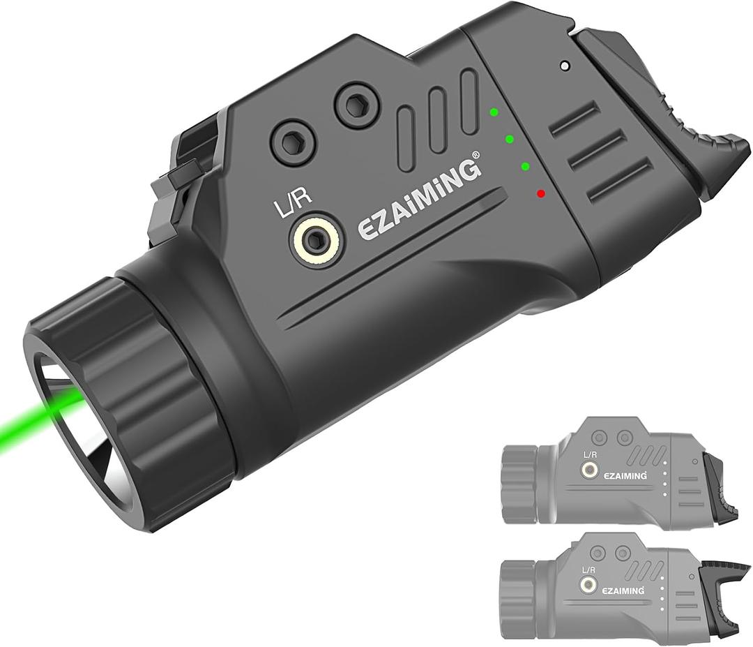 Green Laser Light Combo with Low and High Rear Switchs for Picatinny/GLK Rail