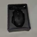 Redragon Wireless Gaming Mouse, MMO Gaming Mouse UP 16,000 DPI, 16 Macro Programmable Buttons, RGB Rechargeable with 12 Side Buttons, 70Hrs for PC Laptop MOBA FPS, M901P-KS (black)