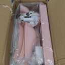 Potty Training Seat, Upgrade 2 in 1 Potty Training Toilet for Toddler, Toddler Toilet Seat for Boys Girls with Support Bar, Anti-Slip Pad and Step Stool (Pink)