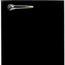 Frigidaire EFR786 Retro Apartment Size Refrigerator with Top Freezer - 2 Door Fridge with 7.5 Cu Ft of Storage Capacity, Adjustable Spill-Proof Shelves, Door & Crisper Bins, Black