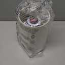 Unicozin Table Lamp, 3 CCT 3000K/4500K/6500K & RGB Color Changing, Stepless Dimmable Small Bedside Lamp for Reading, Ambience Nightstand Light for Home Decor Party, Beige Shade (14.5in)