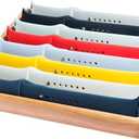 HoldMyBands Storage Compatible with Apple Watch Bands Tray Holder Stand Strap Display Organizer iWatch Portfolio Case Box Dock Station Wood Rack Caddy, 42mm 44mm 45mm 49mm