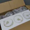 Baocuz 3Light Bathroom Light Fixtures, Black Vanity Light Farmhouse Wall Sconces with Clear Glass Shade, Modern Bathroom Wall Lamp for Mirror Bedroom Hallway Living Room Cabinet