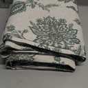 DriftAway Linen Floral Paisley Green Blackout Curtains for Living Room Bedroom 84 Inch Length 2 Panels Lined Grommet Window Drapes Thermal Farmhouse Country Jacobean Curtains Loden Green