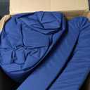 Zonamat Outdoor Loveseat Cushion Set, 46" x 26" Loveseat Cushions for Outdoor Furniture, Waterproof & Fade-Resistant Patio Furniture Cushions, Deep Seat Cushion for Bench, Swing and Couch, Navy Blue