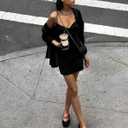 CouieCuies Women's Mary Jane Flats Round Toe Ballet Flats Adjustable Strap Comfortable Business Casual Mary Janes Dress Shoes (8.5, Black)