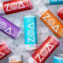 ZOA Zero Sugar Energy Drinks, White Peach - Sugar Free with Electrolytes, Healthy Vitamin C, Amino Acids, Essential B-Vitamins, and Caffeine from Green Tea - 12 Fl Oz (12-Pack)