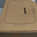 Fireproof Document Box, Hard Case Fireproof Document Organizer with Lock, Water Resistant Safe Box for Important Documents Certificates Laptop Passports, Black