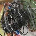 Ganeen 6.4x16 ft LED 2025 Christmas Garage Door Banner String Light Large Rustic Xmas Garage Door Decorations Xmas Banner Cover Backdrop Holiday Cover Decoration(Gingerbread House A)