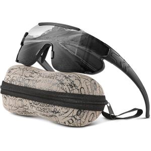 Kids Baseball Polarized Sunglasses: Sports Sunglasses for Boys Girls 3-12 Youth Sun Glasses for Cycling Running