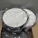 12Pack 3200lm LED Flush Mount Ceiling Light, Super Slim 12 inch Ceiling Light, 5000K LED Light for Bedroom, Living Room, Dining Room  (Black)