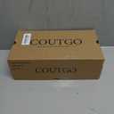 COUTGO WOMENS BLACK MARY JANE HEELS 8