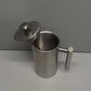 French Press 34 oz, Full Stainless Steel French Press Coffee Maker 4 Cups, Upgrated Double-Walled Insulated French Coffee Presses, Food Grade Good for Kitchen Camping, Dishwasher Safe 2 More Filters