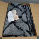 Checkered Rug 8x10 for Living Room, Modern Neutral Shag Rug Shag Rug Washable Non-Slip Large Area Rug Super Soft Indoor Fuzzy Carpet Fluffy Rugs for Bedroom Home Aesthetic Decor (Beige White)