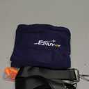 Stuffable Neck Pillow for Travel with Hood, Hoodie Travel Pillow Stuffable with Clothes, Fillable Travel Pillow Storage Bag, Soft Empty Neck Pillow Case, Packable for Airplane Travel Essentials (Blue)