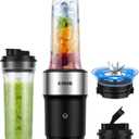 GDOR Blender for Smoothies, 900W Personal Blender with 2 * 24Oz BPA-Free To-Go Cups For Smoothies Milkshakes,and Juices,Healthy Recipe,Black