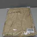 Men's Casual Cargo Pants Workout Sweatpants Joggers Stretch Hiking Drawstring Tactical Trousers (L)