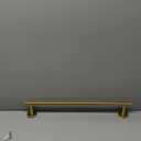 JQK Bath Towel Bar Brushed Gold, 18 Inch 304 Stainless Steel Thicken 0.8mm Towel Rack Bathroom, Towel Holder Wall Mount, Total Length 20.47 Inch TB110L18-BG