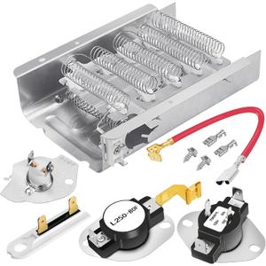 MEDX655DW1 MEDC465HW0 Dryer Heating Element kit for Maytag Roper MEDX655DW1 MEDX655DW0 MEDC200XW1 MEDC215EW0 MEDC300XW0 MEDC200XW0 MEDC200XW2 MED5630TQ0 MED5640TQ0 MED6200KW0 MED5700TQ0 MEDB766FW0