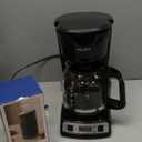 ecozy 12-Cup Programmable Coffee Maker with Electric Coffee Grinder Combos, Drip Coffee Machine with Pause & Pour Function, Auto Shutoff, Keep Warm, Brezzano DuoSet (Black)