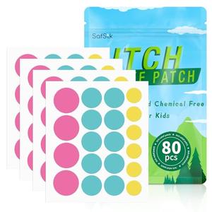 Itch Relief Patch 320pcs Anti Itch Stickers Nature Formula Hydrocolloid Fast Bite Itch Relief Chemical-Free & Safe for Kids Reduces Swelling Prevents Scratching Minimize Dark Marks 3 Sizes &3 Colors