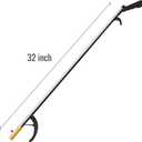DMI 2 Pack, 32 Inch Reacher Grabber PickupTool for Seniors, Disabled or After Surgery, Claw Reaching Assist Tool, Trash Grabber Arm Extension, Non-Folding Grabbers for Seniors, Magnetic Claw