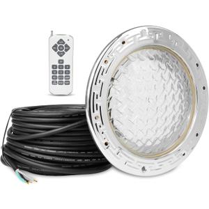 SH101100 10 Inch Pool Lights for Inground Pool, AC 12V Led Pool Lights with 50 Foot Cord for 10 inch Wet Niche, Underwater Swimming Pool Light for Pools Only for 10 inch Wet Niche (12V100FT)