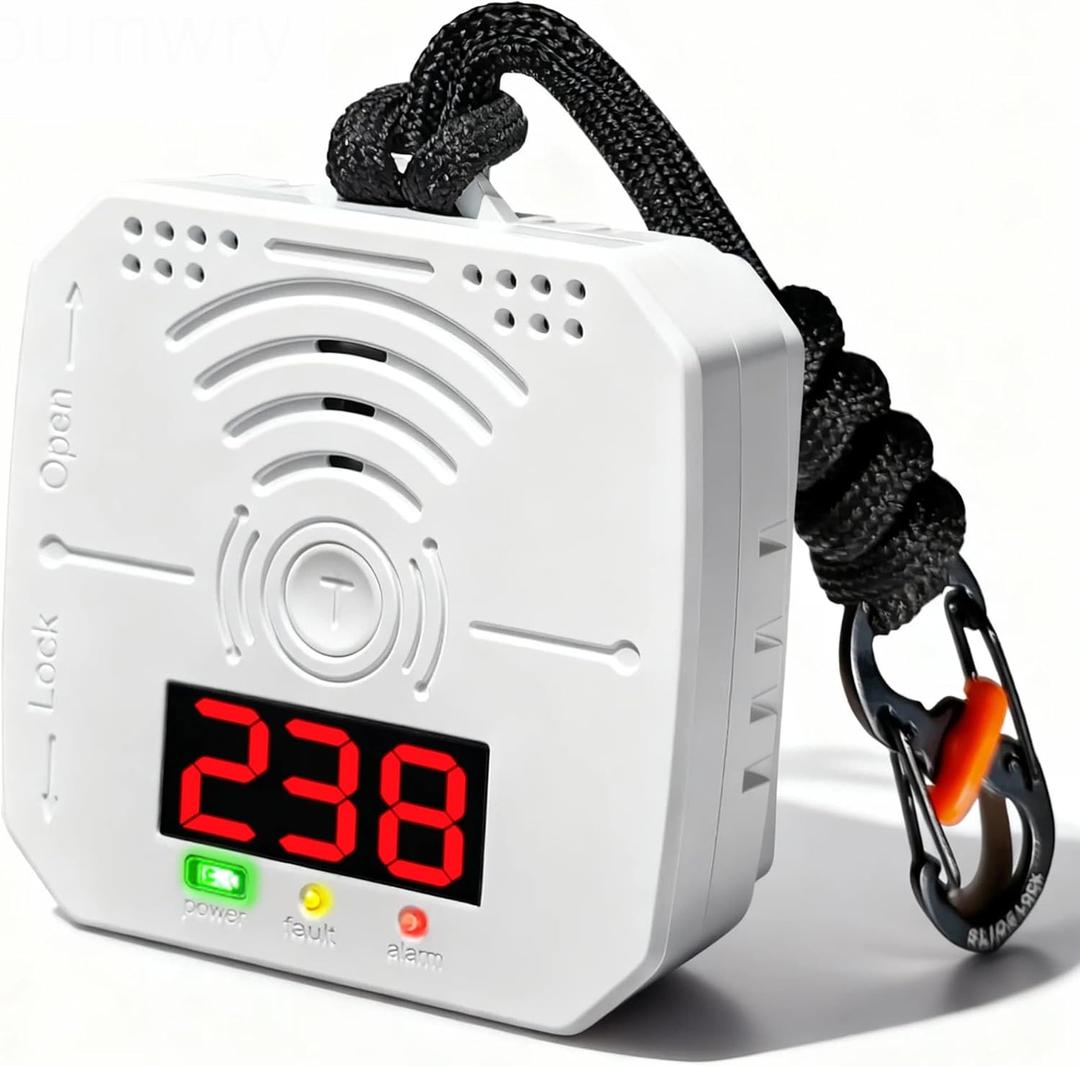 Carbon Monoxide Detectors Portable Battery Operated co2 Detector Alarm for Home, Car, RV | Advanced Sensors, LCD/LED, Low Battery Warning | 85 Decibel Monoxide Alert