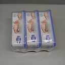 KIGI Food Storage Containers - 4-Sided Locking Airtight Lids, Leak-Proof & Stackable, Ideal for Meal Prep, Lunch & Leftovers, Microwave, Freezer & Dishwasher Safe, BPA-Free Plastic (4.8 Cup 3 PACK) (clear)