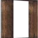 Rustic Farmhouse Brown Wood Barn Door Print Country Light Switch Plate Cover Single Rocker 1 Gang Wall Plates Decorative Switchplate for Bathroom Kitchen Bedroom Home Decor Accessories 5"x3"