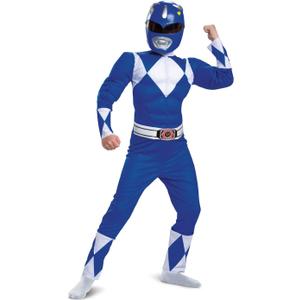 Power Rangers Boys Blue Ranger Costume (Small (4-6))