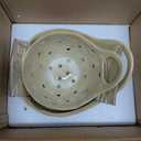 Creative Co-Op Stoneware Colanders with Handles, Set of 2