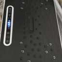 MERACH Vibration Plate Exercise Machine, Curved Vibration Plate for Lymphatic Drainage Weight Loss, Vibrating Plate with Real-Time Calorie Tracking on LED Display, Workout Equipment for Home Women Men (Black White)