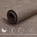 LoveNova Placemats Set of 6, Place Table Mats Indoor, Cloth Placemats Washable, Dinner Placemats Heat Resistant, Faux Linen Dining Table Placemats, 6pc, Latte, 13 x 19inch