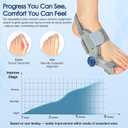 Bunion Corrector for Women Men Big Toe,Adjustable Knob Bunion Corrector for Bunion Relief,Bunion Fix with Bunion Silicone Pad,Suitable for Left and Right Feet(1PCS)