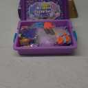 Mermaid Sensory Bin Toys, Over 3lbs Purple/Teal/Beach Sand with Sandbox, 17 Castle Marine Animal Molds 12 Tools Treasure Chest, Sensory Sand Kit Mermaid Toys for Girls 4 5 6 7 8 Gifts