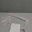 NearMoon Hand Towel Holder with Balanced Marble Base, 304 Stainless Steel Stand Towel Ring L Shape Hand Towel Rack Free-Standing Towel Bar for Bathroom Kitchen Countertop (Single Rod, Brushed Nickel)